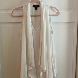 Karen Kane Top | Karen Kane Cream Blouse | Size XS
